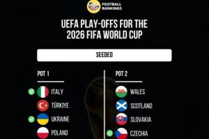 20日抽签！世预赛附加赛预测分档：意大利1档 可能踢瑞典北马其顿