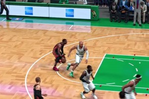 矮五公分的乔丹！2K大神操作韦德，很多动作都还原得很真实！