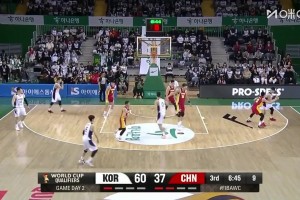 根本防不住！“韩国克莱”李贤重无解后仰+大号三分命中！