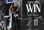 23+5&关键时刻连得7分！马刺赢球海报：老将巴恩斯登上封面