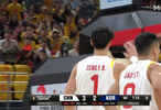 中国男篮半场34-47落后韩国，李贤重三分20分